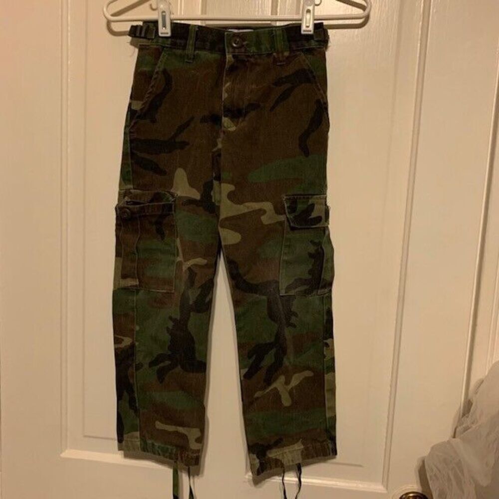 PROPPER SIZE S/6 YOUTH CAMOUFLAGE COMBAT CARGO TROUSERS